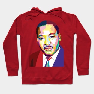 MLK in pop Art Hoodie